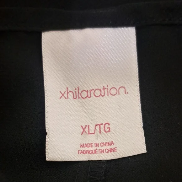 Xhilaration Black Sheer Swimsuit Cover Up, XL - Picture 2 of 6